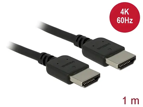 Delock Premium HDMI 2m / Kabel HDMI / 4K / 60 Hz
