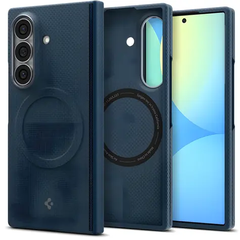 Spigen AirSkin Aramid MagFit tmavě modrá / Ochranný kryt / pro Samsung Galaxy Z Fold8 Ultra / MagSafe