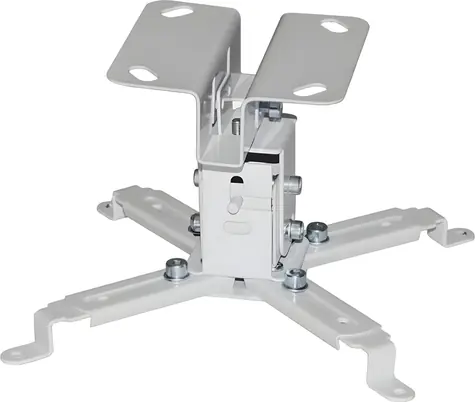 Techly Stropní držák pro projektor stříbrná / Držák pro projektor / výška 130 mm / nosnost 20 kg / náklon -15° až 15°