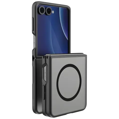 UNIQ Veren AF MagClick pro Samsung Galaxy Z Flip8 černá / Nabíjecí pouzdro / Magnetické uchycení