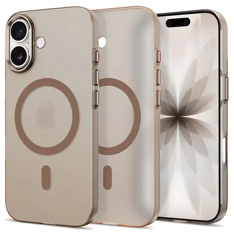 Tech-Protect MagZero béžovo-hnědá matná / Kryt / Apple iPhone 17 / MagSafe