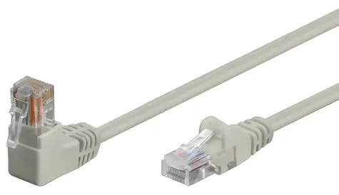 Shiverpeaks Cat.6 S/FTP šedá / Patch kabel / RJ-45 lomený/rovný konektor / 0,5 m