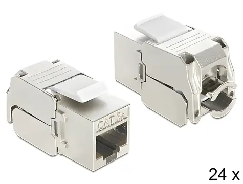DeLock Keystone modul RJ45 samice > LSA / Keystone modul / Cat.6A / STP