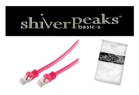Shiverpeaks Cat7 10 m magenta / Patch kabel / S/FTP / RJ45-RJ45 / 600 MHz
