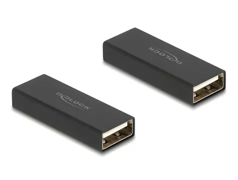 Delock Gender Changer USB 2.0-A samec > samec, kov / Adaptér / USB 2.0