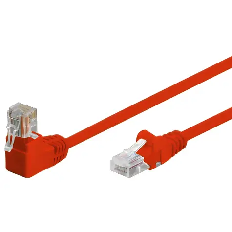 Shiverpeaks Cat6 PIMF Winkel červená / Patch kabel / S/FTP / RJ-45 / 0,25 m