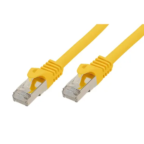 Shiverpeaks BASIC-S Cat7 slim žlutá / Patch kabel / U/FTP / RJ-45 / 1 m