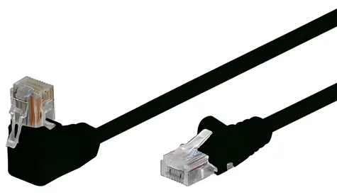Shiverpeaks Cat.6 S/FTP PIMF 0,25m černá / Patch kabel / RJ-45 / Lomený konektor