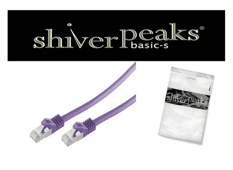 Shiverpeaks Cat7 5m fialová / Patch kabel / S/FTP / RJ45-RJ45 / 600 MHz / bez halogenu