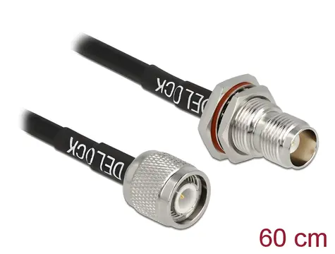 Delock Anténní kabel TNC(M) - TNC(F) / Anténní kabel / RG-58 / 0,6 m