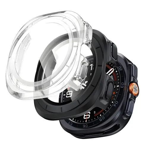 Tech-Protect Defense Samsung Galaxy Watch Ultra 47 mm čirá/matná černá / Ochranný kryt / 2 ks