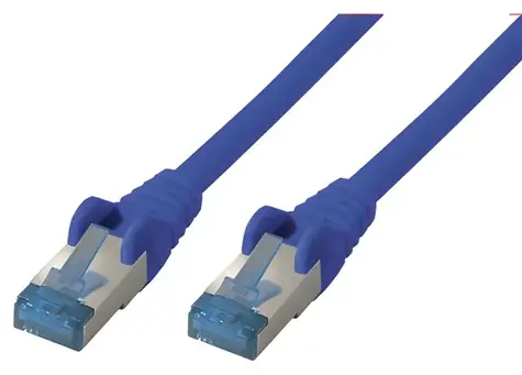 Shiverpeaks Cat6a S/FTP 1,5 m modrá / Patch kabel / RJ-45