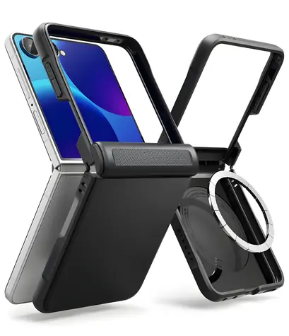 Ringke Onyx Flap černá / Kryt / Samsung Galaxy Z Flip8 / MagSafe