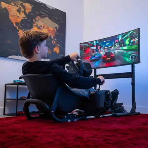 OPLITE NitroKart V2 černá / Držák řazení a ruční brzdy / ocel / pro NitroKart V1 a V2