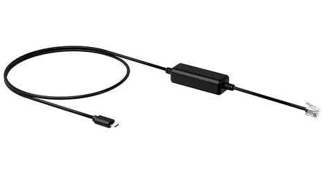Yealink EHS35 černá / Adaptér pro bezdrátová sluchátka / pro T30/T30P/T31/T31P/T31G/T33P/T33G / WH62/WH63