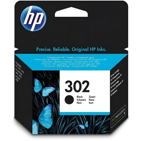 HP F6U66AE No.302 černá / Cartridge / originální / DeskJet 1110, 2130 / 3,5 ml