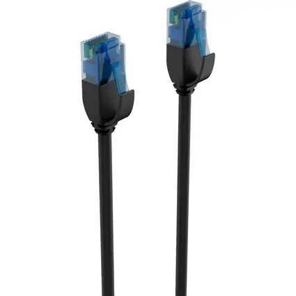 Shiverpeaks Cat6 U/UTP Slim černá / Patch kabel / 0,3 m / RJ-45