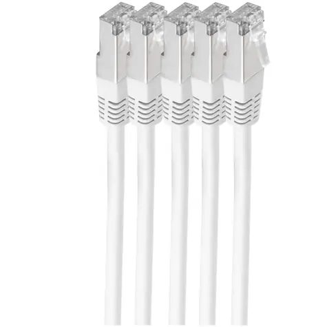Shiverpeaks Cat6 bílá / Patch kabel / S/FTP / LSZH / 1 m / RJ-45
