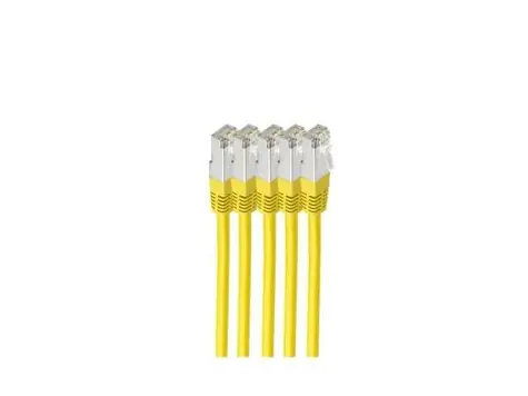 Shiverpeaks Cat6 žlutá / Patch kabel / S/FTP / LSZH / 1 m