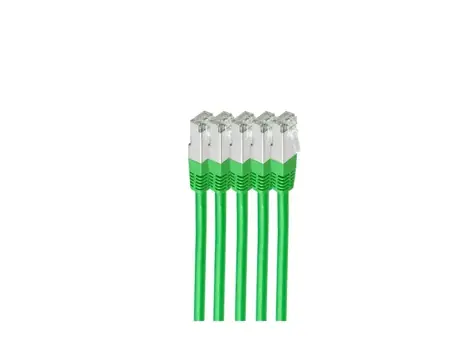 Shiverpeaks Cat6 S/FTP zelená / Patch kabel / 0,25 m / LSZH / RJ-45