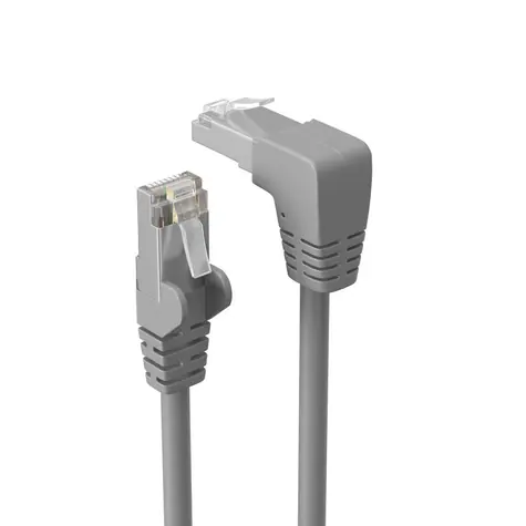 Shiverpeaks CAT6 S/FTP PIMF 3 m šedá / Patch kabel / RJ-45 lomený-rovný / 250 MHz / pozlacené kontakty