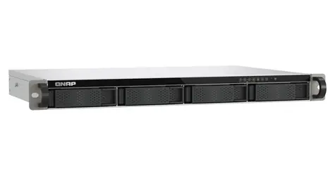 QNAP TS-432XeU-4G / NAS server / ARM 4core 1,7GHz / 4GB RAM / 4x SATA / 2x 2,5GbE / 1x 10GbE SFP+ / malá hloubka