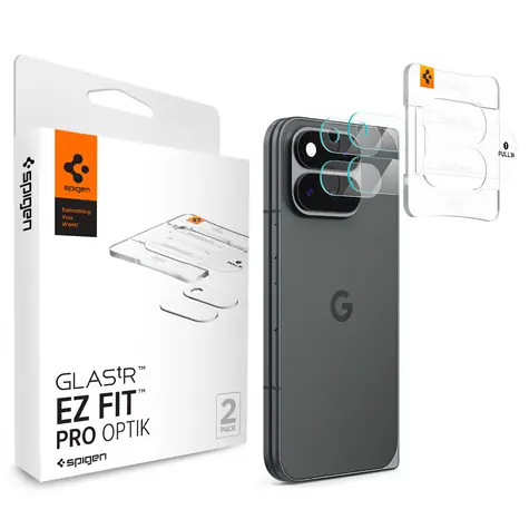 Spigen Glass tR EZ Fit Optik Pro pro Google Pixel 11 Pro Fold / Ochranné sklo na fotoaparát / 2 ks / tvrzené sklo 9H