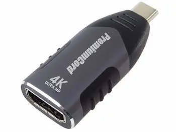 PremiumCord Převodník USB-C na HDMI / Redukce / 4K 60Hz / Full HD 1080p / kovové pouzdro