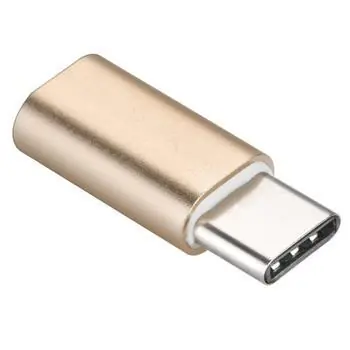 PremiumCord adaptér USB-C(M) - USB 2.0 Micro-B(F) zlatý / Adaptér