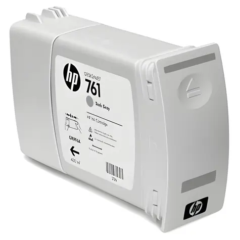 HP 761 tmavě šedá / Inkoustová cartridge / 400 ml / DesignJet T7100, T7200