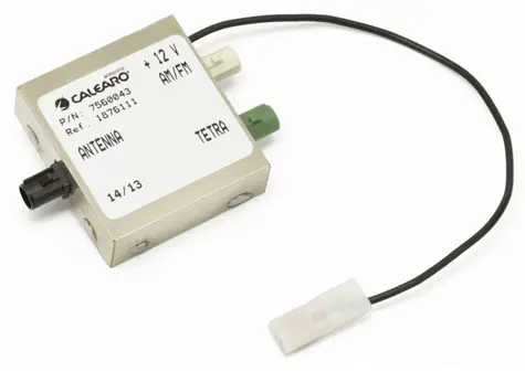 Calearo Anténní rozbočovač AM/FM/TETRA / Rozbočovač anténního signálu / FAKRA konektory / Zisk 6 dB / 12V