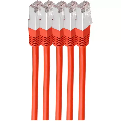 Shiverpeaks Cat6 S/FTP červená / Patch kabel / 0,5 m / RJ-45 / LSZH