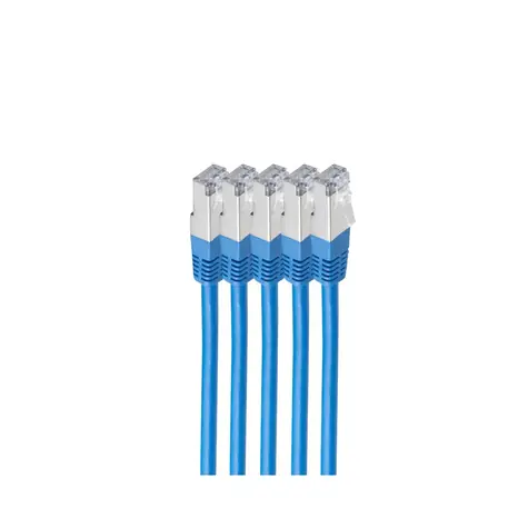 Shiverpeaks Cat6 S/FTP modrá / Patch kabel / 0,25 m / LSZH / RJ-45