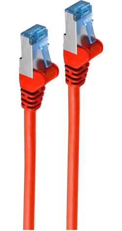 Shiverpeaks CAT 6A S/FTP červená / Patch kabel / 500 MHz / 5 m