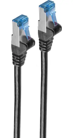 Shiverpeaks Cat 6A S/FTP černá (BS75712-S) / Patch kabel / 2 m / 500 MHz / RJ-45