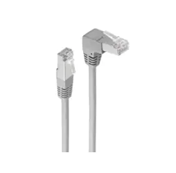 Shiverpeaks Cat6 S/FTP PIMF bílá / Patch kabel / RJ-45 lomený/rovný konektor / 0,5 m