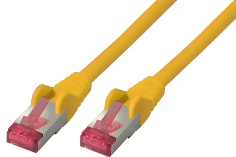 Shiverpeaks Cat 6A 2m žlutá / Patch kabel / S/FTP / RJ45 / bez halogenů