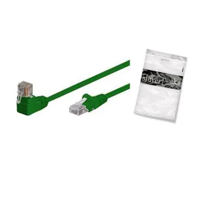 Shiverpeaks Cat6 S/FTP zelená / Patch kabel / RJ-45 lomený-rovný / 0,25 m / 250 MHz