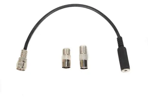 Calearo CAL-7132020 / Anténní redukce / DTT / Jack 3,5mm (F) - F (M) / 0,2 m