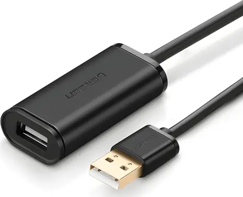 Ugreen Kabel USB-A - USB-A černá / Kabel / 10 m