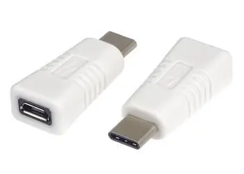 PremiumCord Adaptér USB-C - Micro USB 2.0 bílá / Redukce / OTG