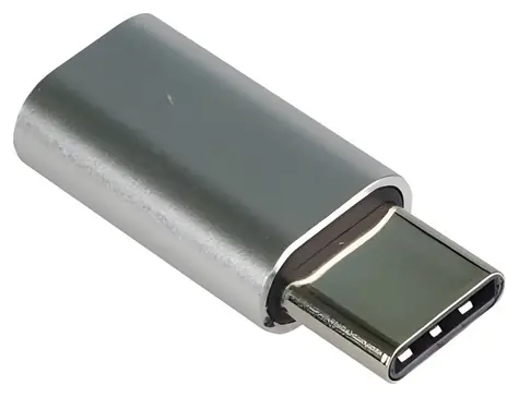 PremiumCord Adaptér USB-C - Micro USB 2.0 stříbrná / Redukce