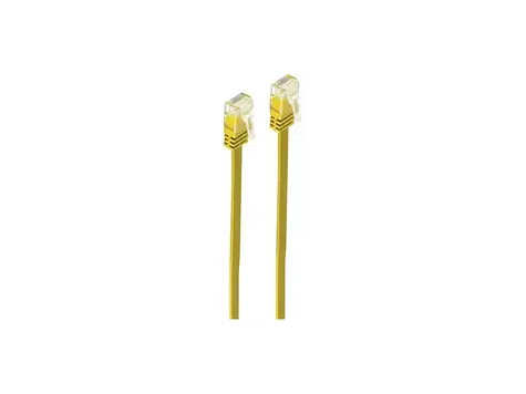 Shiverpeaks Patch kabel plochý žlutá / Patch kabel / Cat6 U/UTP / 0,25 m / RJ-45