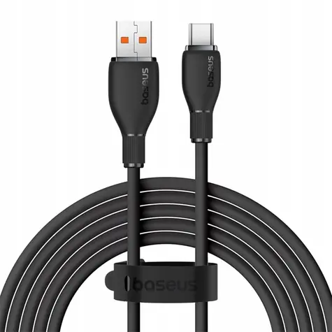Baseus černá / Kabel USB-A - USB-C / 2 m