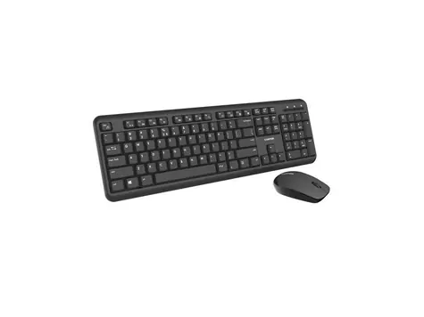 Canyon SET-W20 černá / Klávesnice s myší / bezdrátová / SK/CZ layout / optická myš 800/1200/1600 DPI