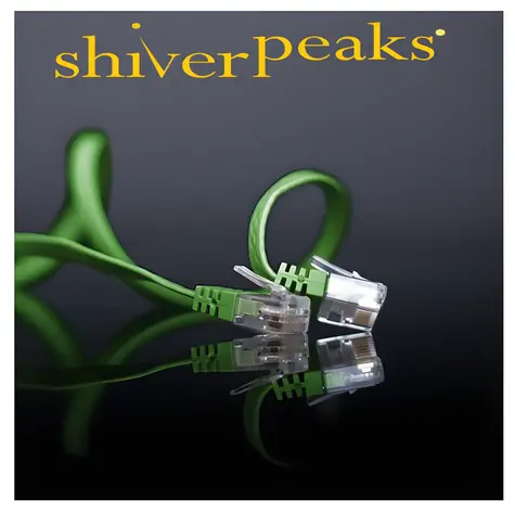 Shiverpeaks Cat6 U/UTP plochý 0,5m zelená / Patch kabel / RJ-45