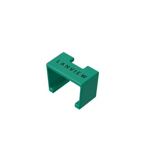 Lanview SmartClicks zelená / Značkovač kabelů / 20 ks / plast / pro CAT6a kabely