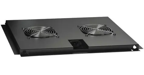 Lanview Ventilátorový panel pro rack 600×600 mm / Ventilátorový panel / 2 ventilátory / 295 m3/h / 19