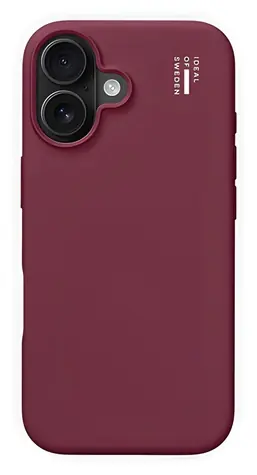 iDeal Silicone Case MagSafe iPhone 16 Fine Wine / Kryt / Silikon