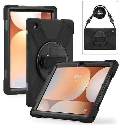 eSTUFF AUSTIN černá / Pouzdro pro tablet / Samsung Galaxy Tab A11 / polykarbonát / odolné